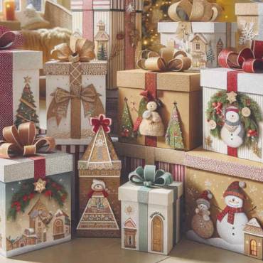 Cajas de navidad – Para Decoración y Cestas